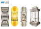 Berbagai Bentuk Kabin Kaca Lift Panorama Max Journey 100M Dengan Penggerak Gearless