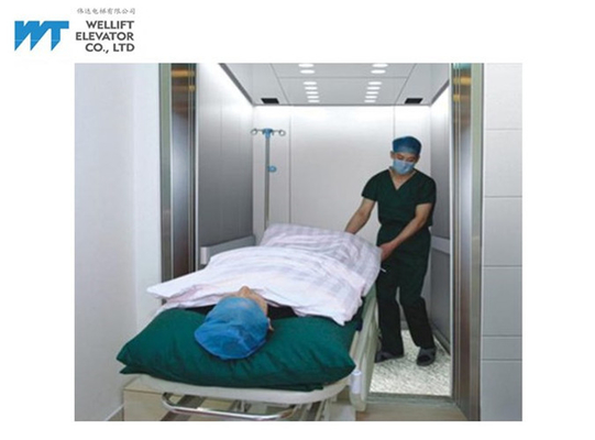VVVF Control Hospital Bed Lift Mengadopsi Gearless Drive Machine Tipe Kamar
