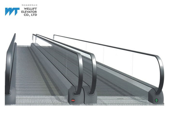 Eskalator Gerak Jalan Bergerak Tinggi Disesuaikan Dengan Sistem Rel Panduan Presisi Tinggi