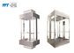 Kabin Kaca Penuh Lift Kaca Panoramic / Pengamatan Beban 630-1600KG