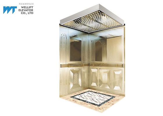 Mewah Dekorasi Kabin Lift untuk Shopping Mall, Penumpang, Lift